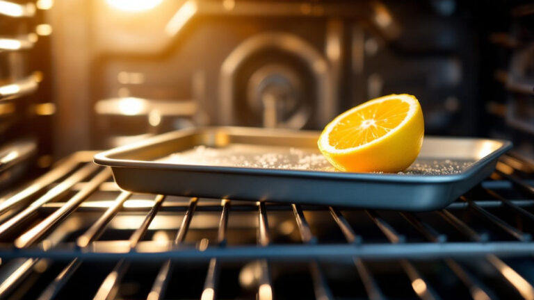 Ik probeerde deze citroenmethode, mijn oven werd perfect schoon zonder chemie