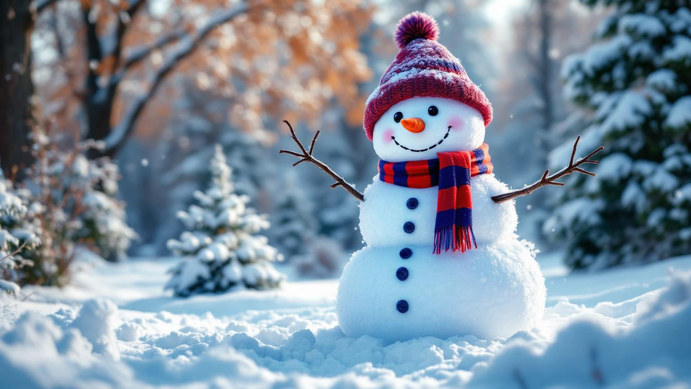 Niet joggen of fitness, een sneeuwpop bouwen verbrandt evenveel calorieën