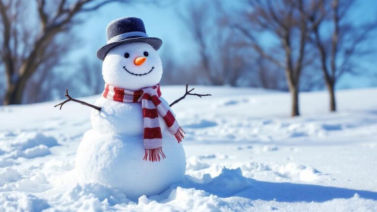 Niet joggen of fitness, een sneeuwpop bouwen verbrandt evenveel calorieën