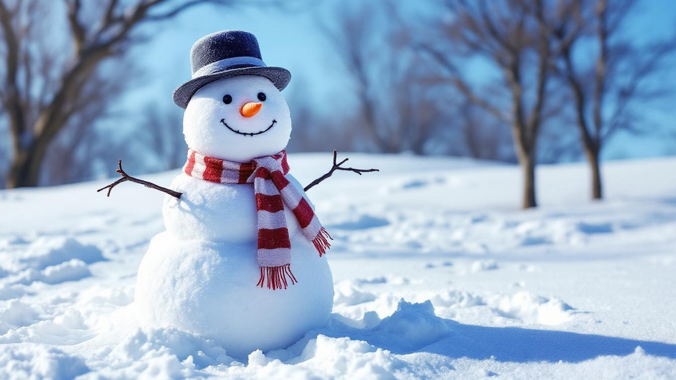 Niet joggen of fitness, een sneeuwpop bouwen verbrandt evenveel calorieën