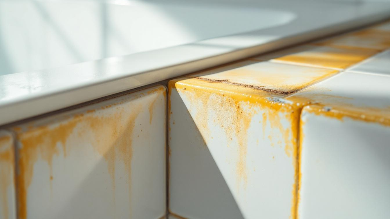 Schoonmaakexpert onthult waarom badkamervoegen geel worden en verstopt raken