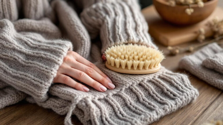 Waarom dit ene gebaar je wollen truien meteen weer laat stralen