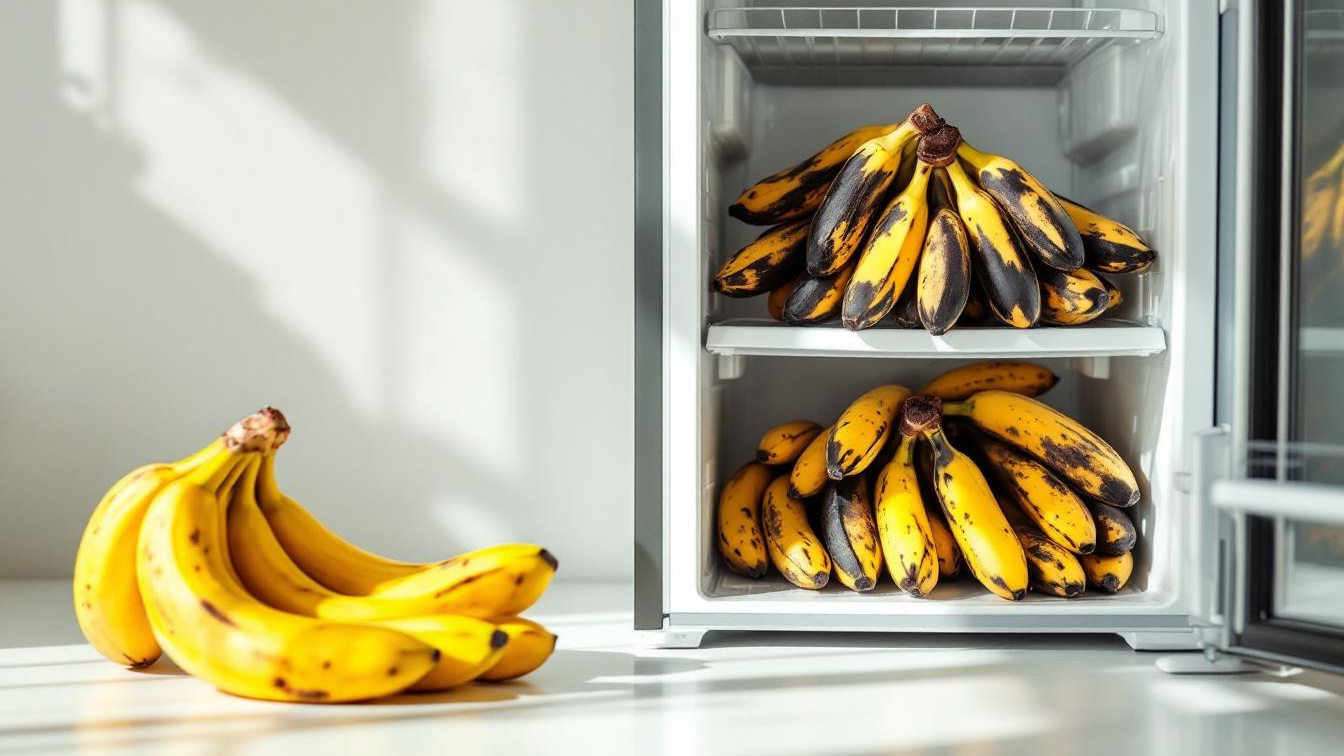 Waarom je bananen nooit in de koelkast moet bewaren