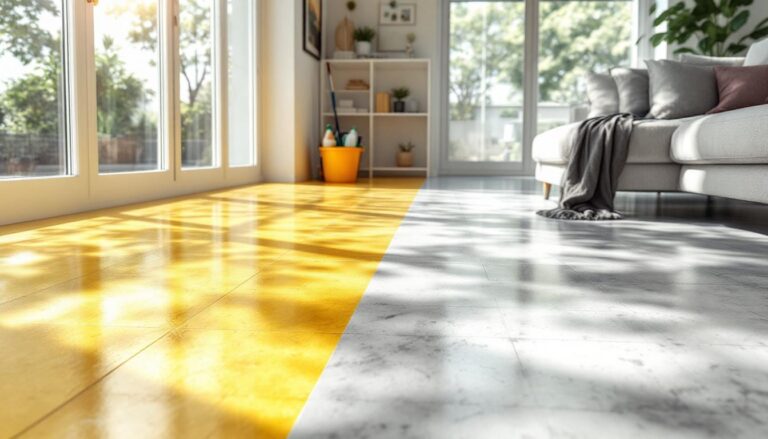 Waarom je linoleum geel wordt en hoe je het moeiteloos schoonmaakt